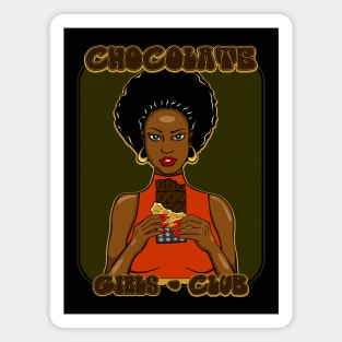 Chocolate cirls club Magnet